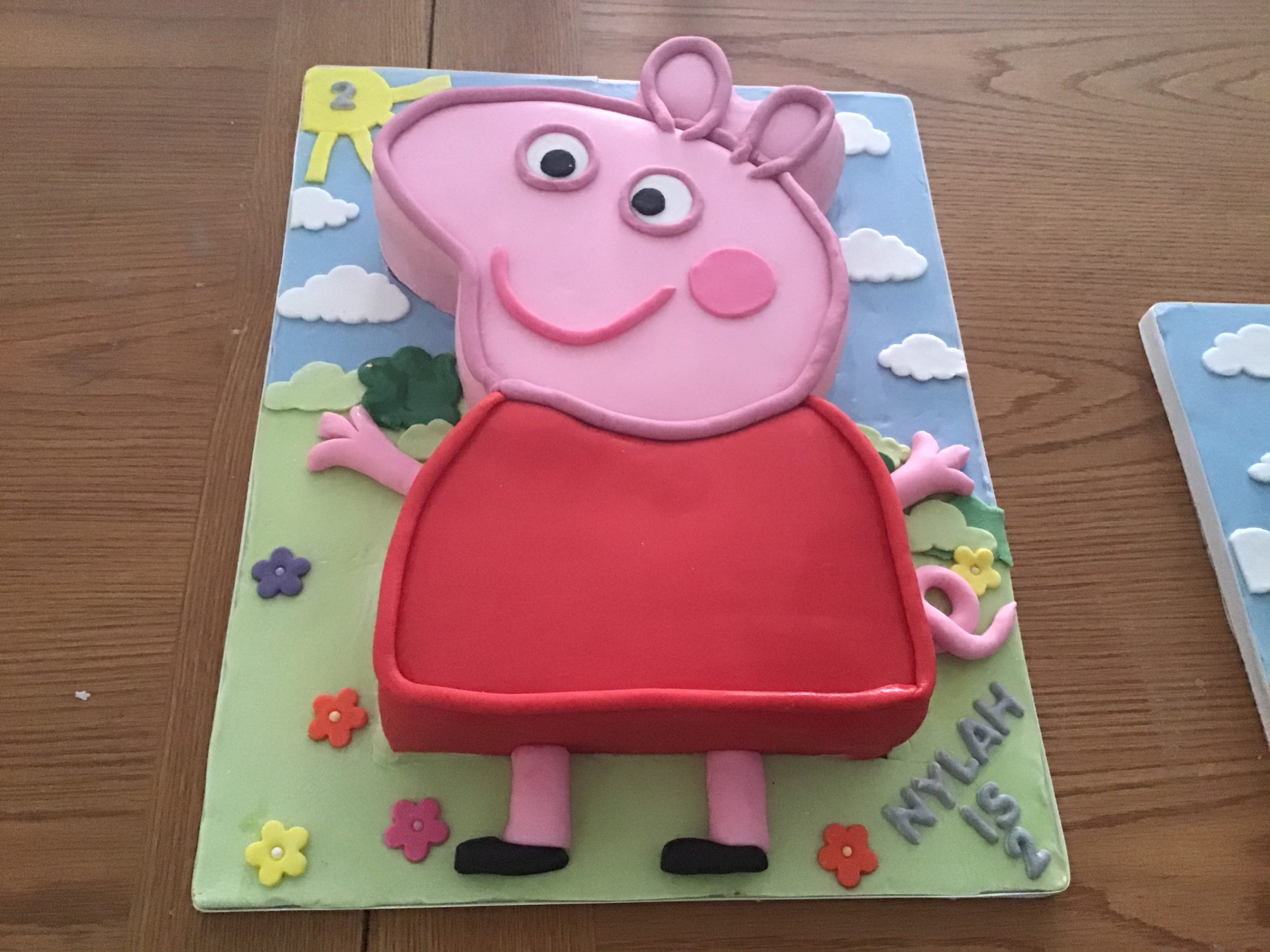 Peppa Pig Fondant Cake In ₹1,599.00 And Get Delivery In Delhi NCR » From  Theme Cake Store