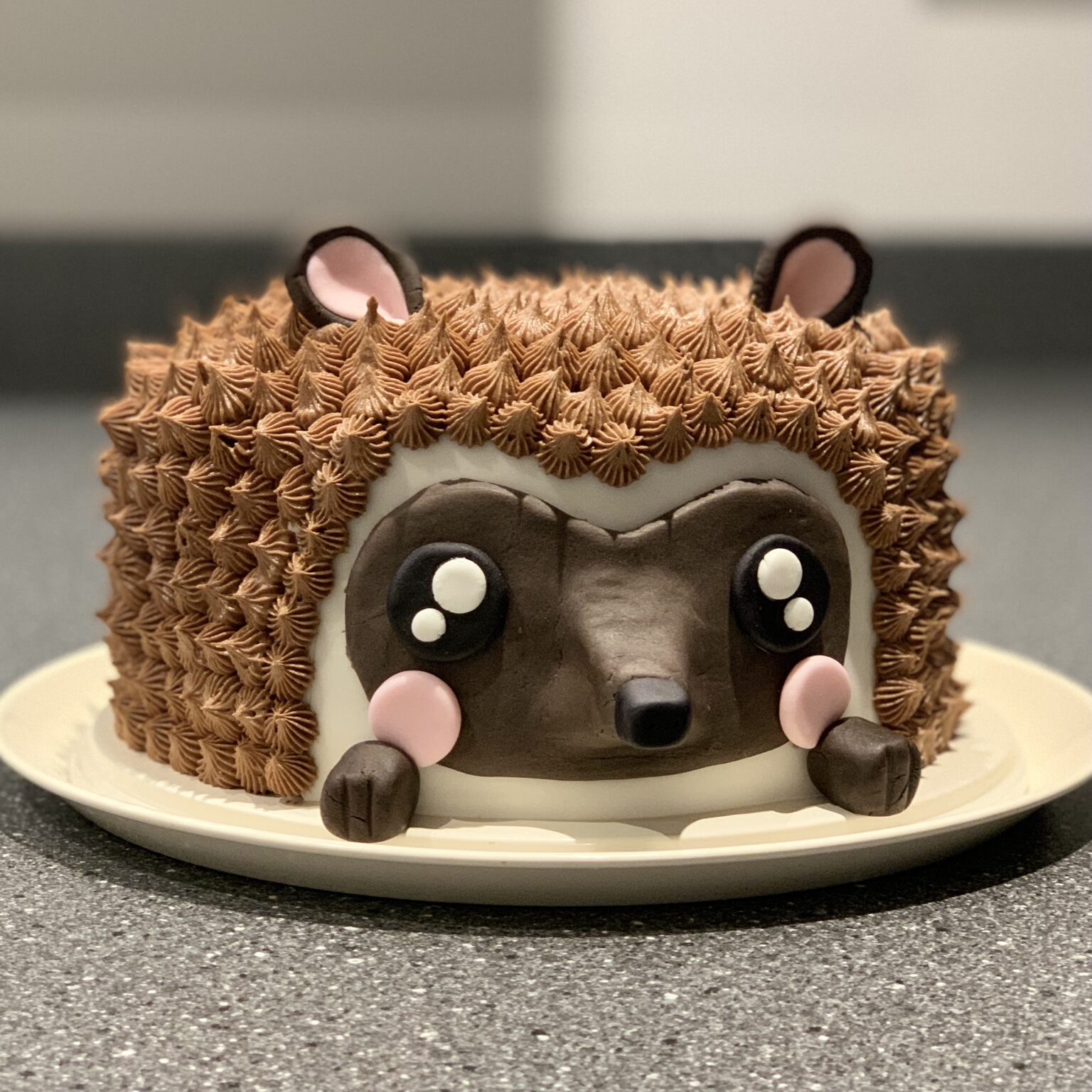 Kawaii hedgehog cake The Great British Bake Off The Great British