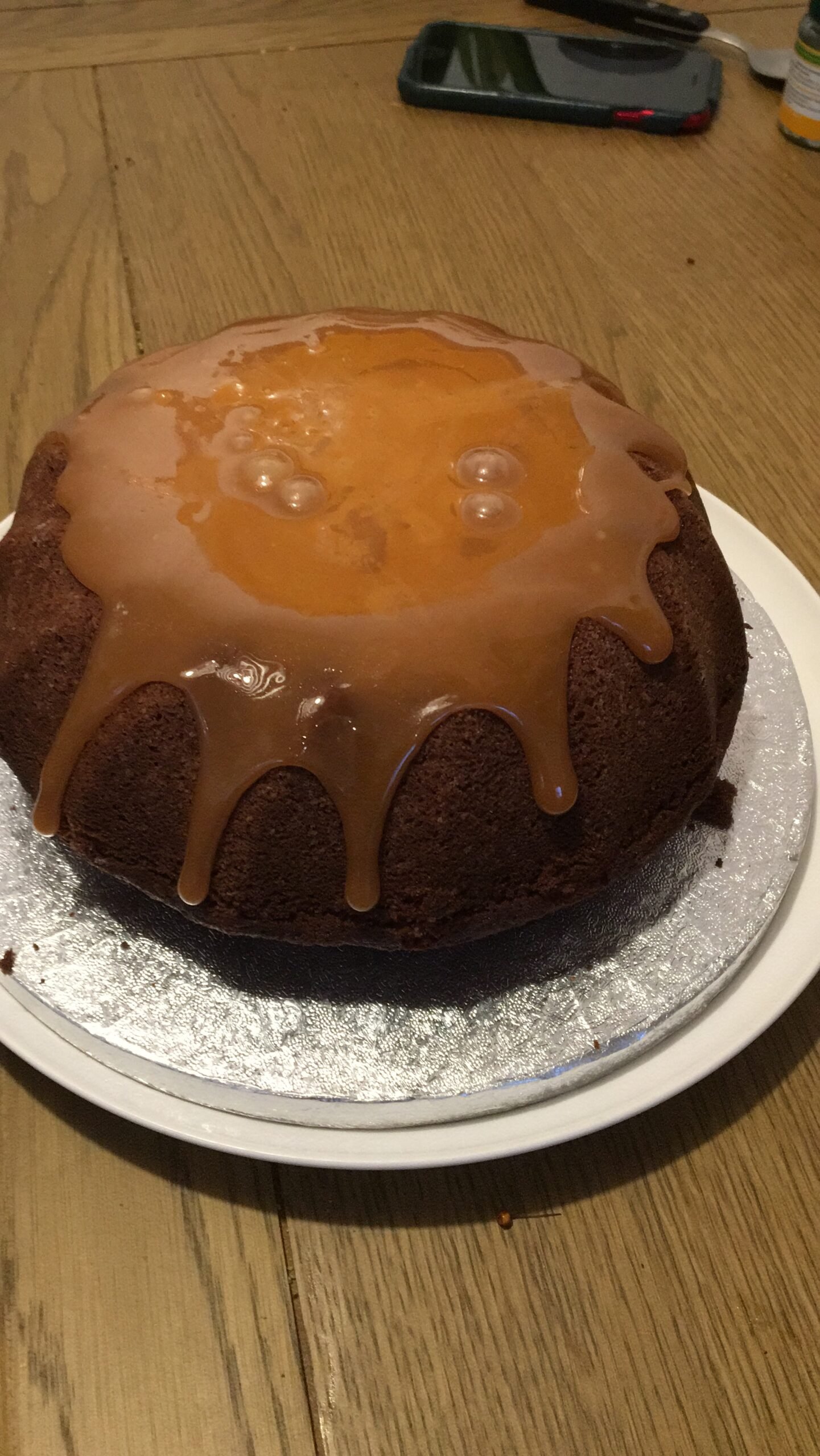 Caramel chocolate and lemon cake - The Great British Bake Off | The