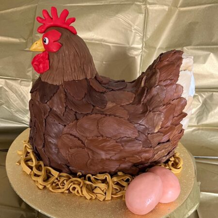 Rooster-hen-chicken-wedding-cake - Etsy