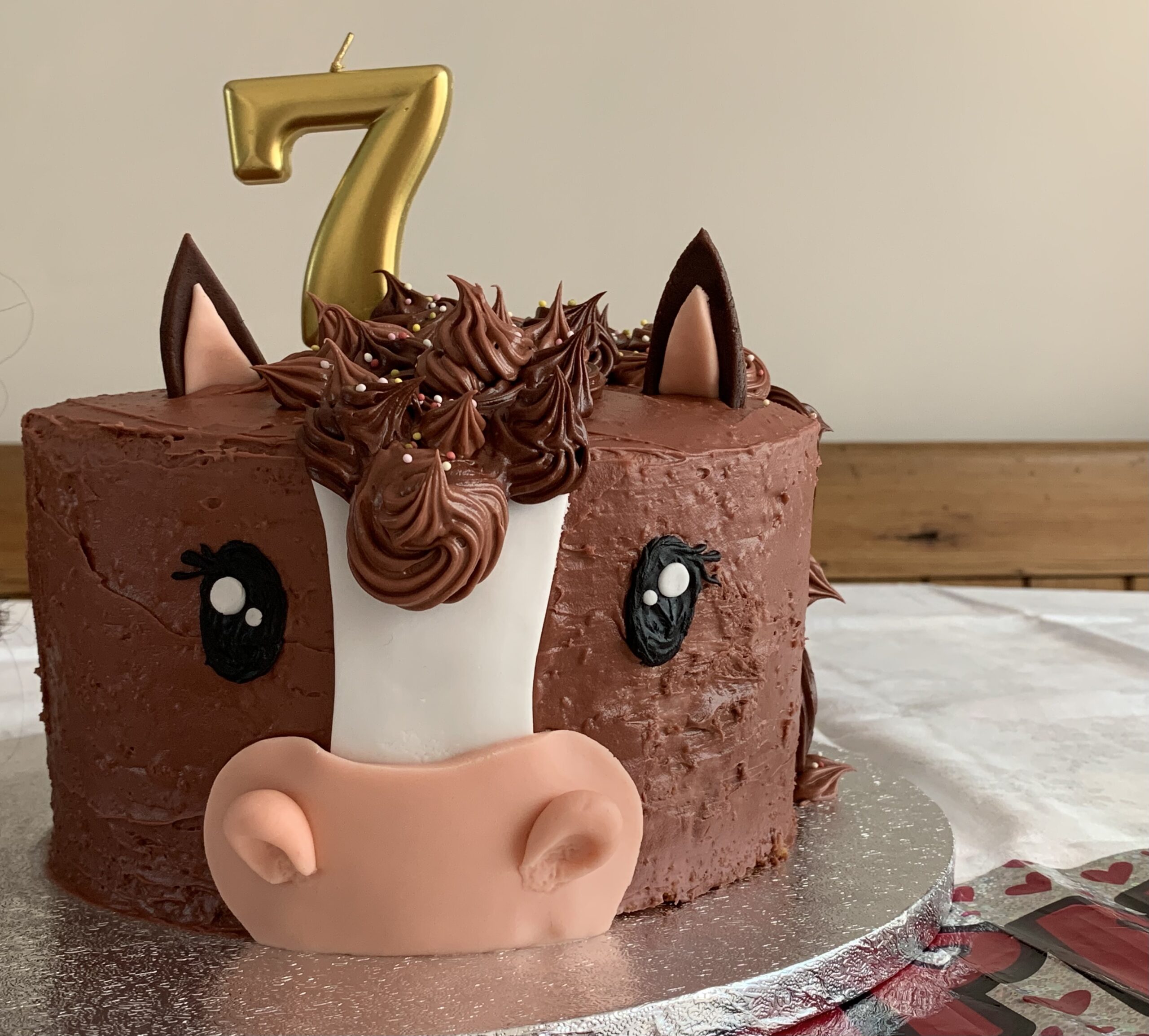 Amazon.com: Horse 1/4 sheet (10.5 x 8 in.) Edible cake topper image Birthday  Party Decoration. : Grocery & Gourmet Food