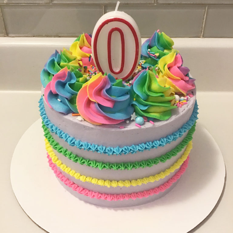 Confetti birthday cake The Great British Bake Off The Great British Bake Off