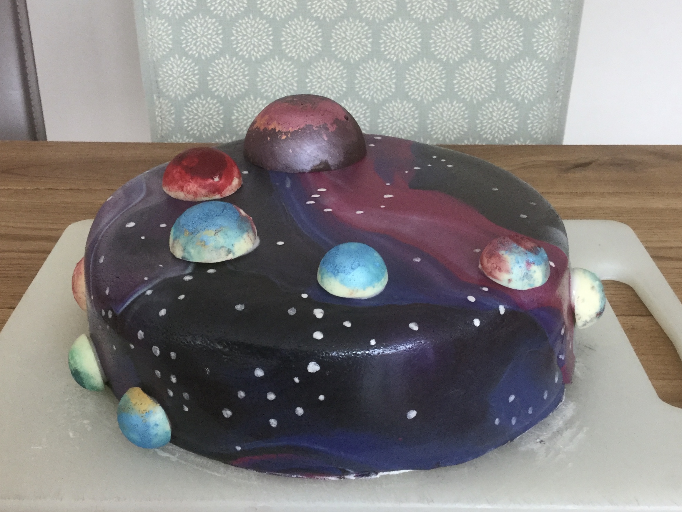 Outer Space Layer Cake - Classy Girl Cupcakes