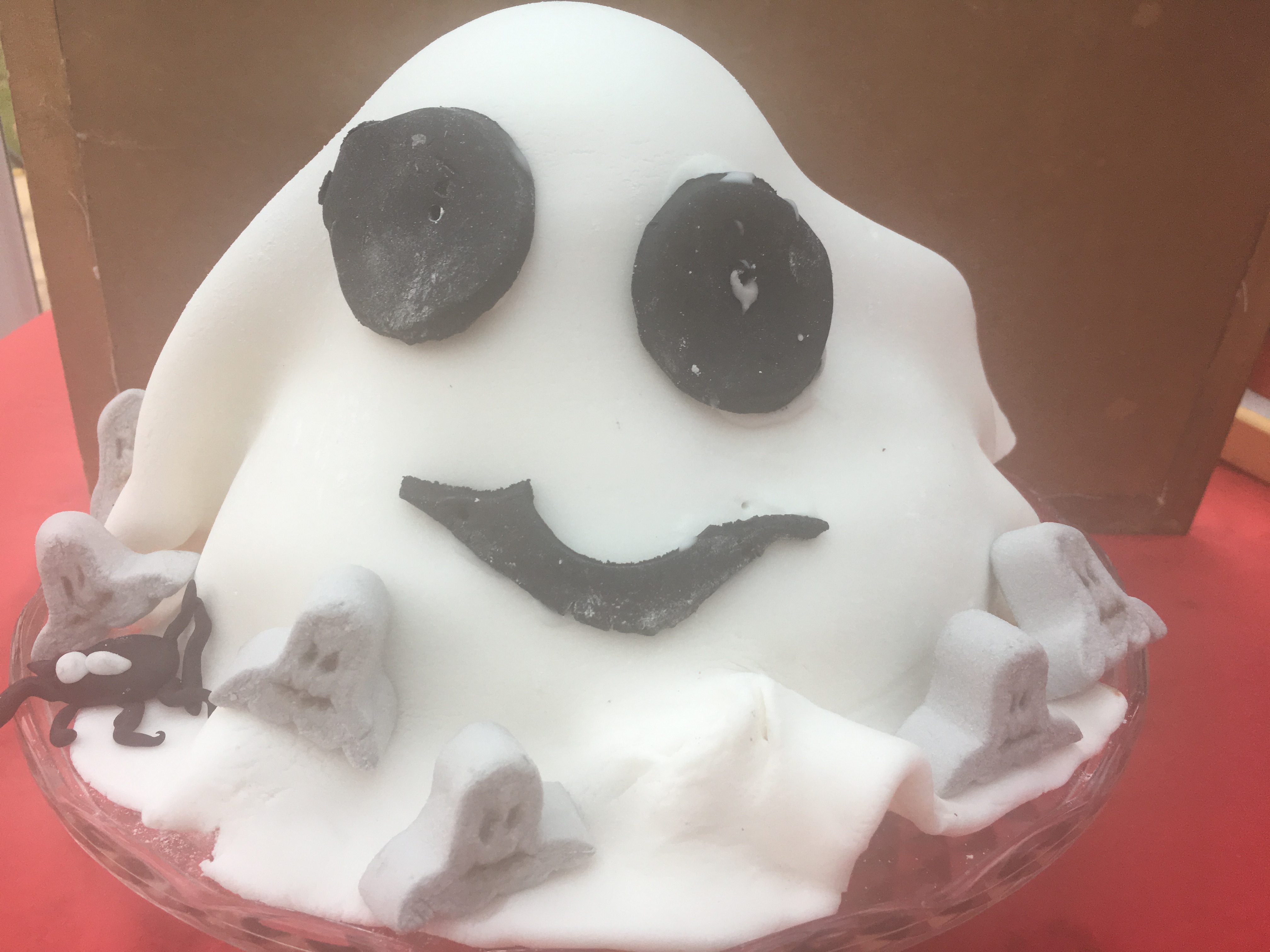 Ghost Cake Ghost Cake Happy Halloween #featured-cakes #ghost #halloween  #cakecentral | Ghost cake, Halloween cakes, Haloween cakes