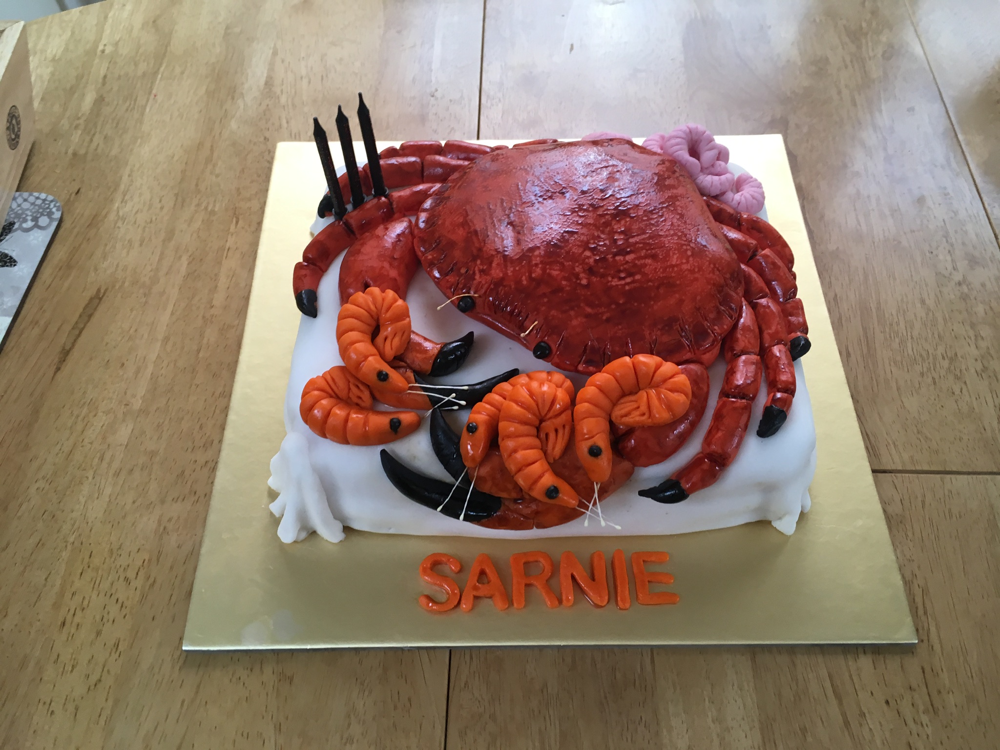 Seafood Birthday Cake - Decorated Cake by Leah Jeffery- - CakesDecor