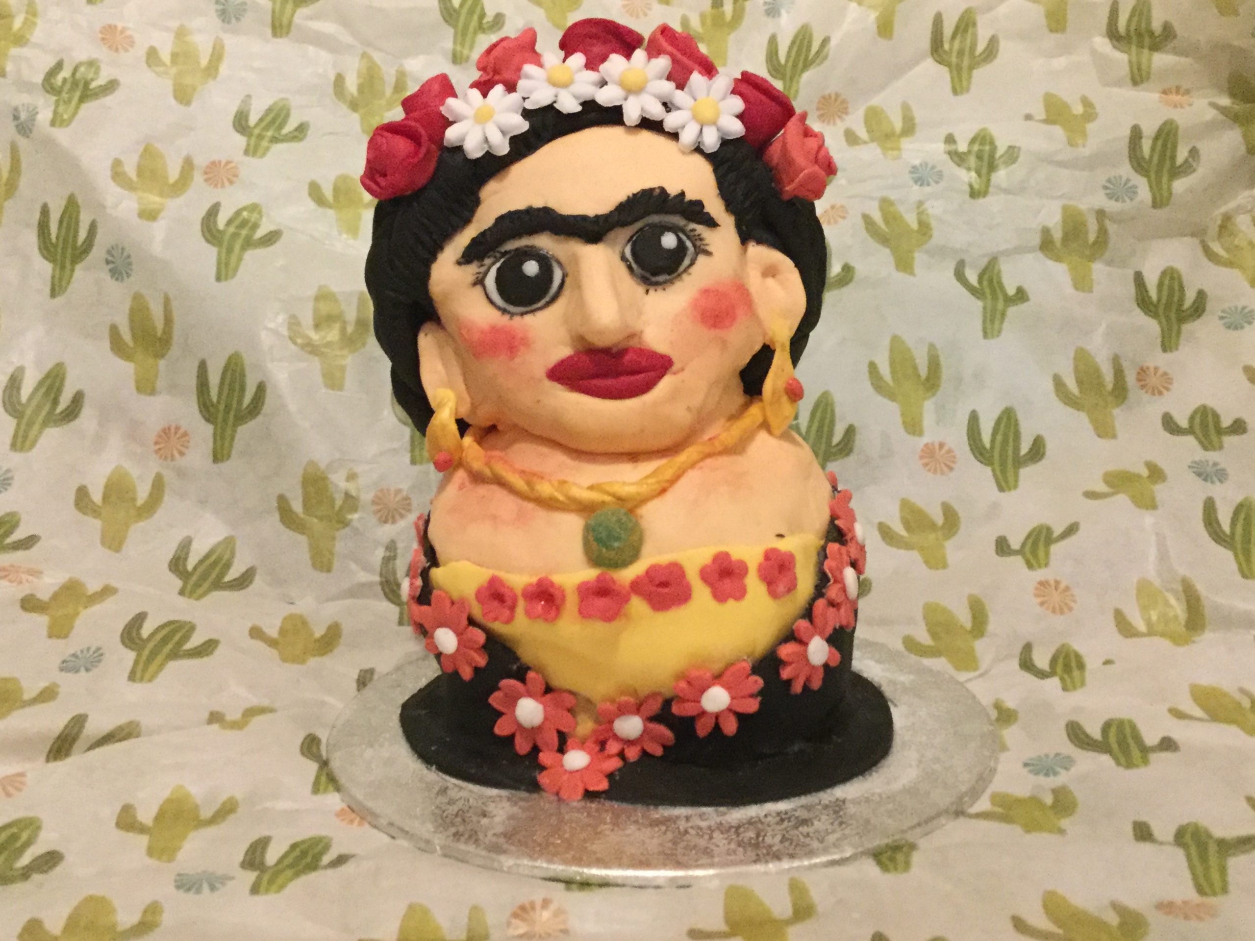 Frida Kahlo cake - The Great British Bake Off | The Great British Bake Off