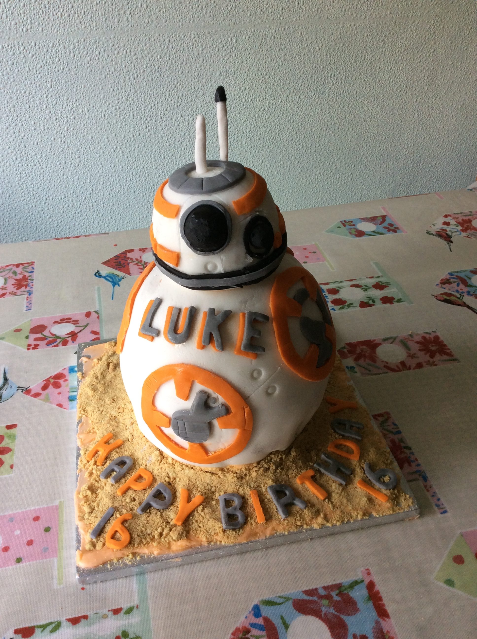 BB8 Cake!! Happy Birthday CJ!🎉🥰... - Smiley Sweet Cakes | Facebook