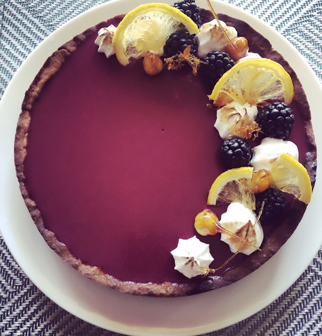 Lemon And Blackberry Tart The Great British Bake Off The Great British Bake Off 4493