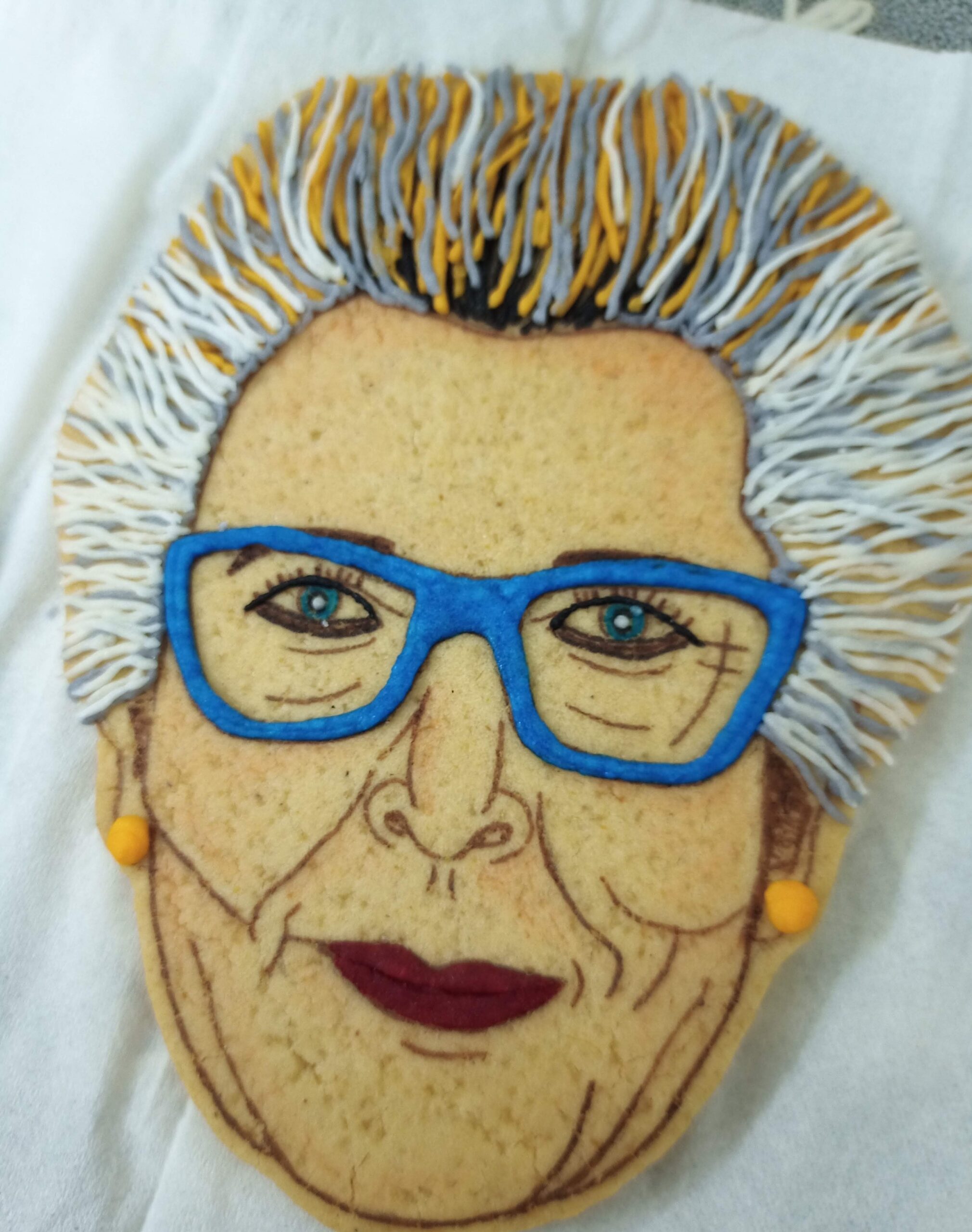 Portrait Biscuit Of Prue - The Great British Bake Off 