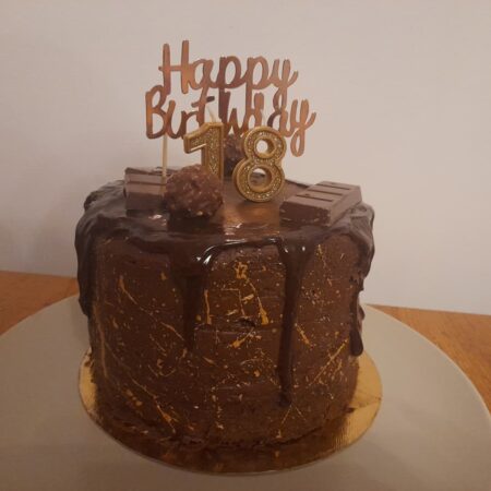 18th birthday cake chocolate