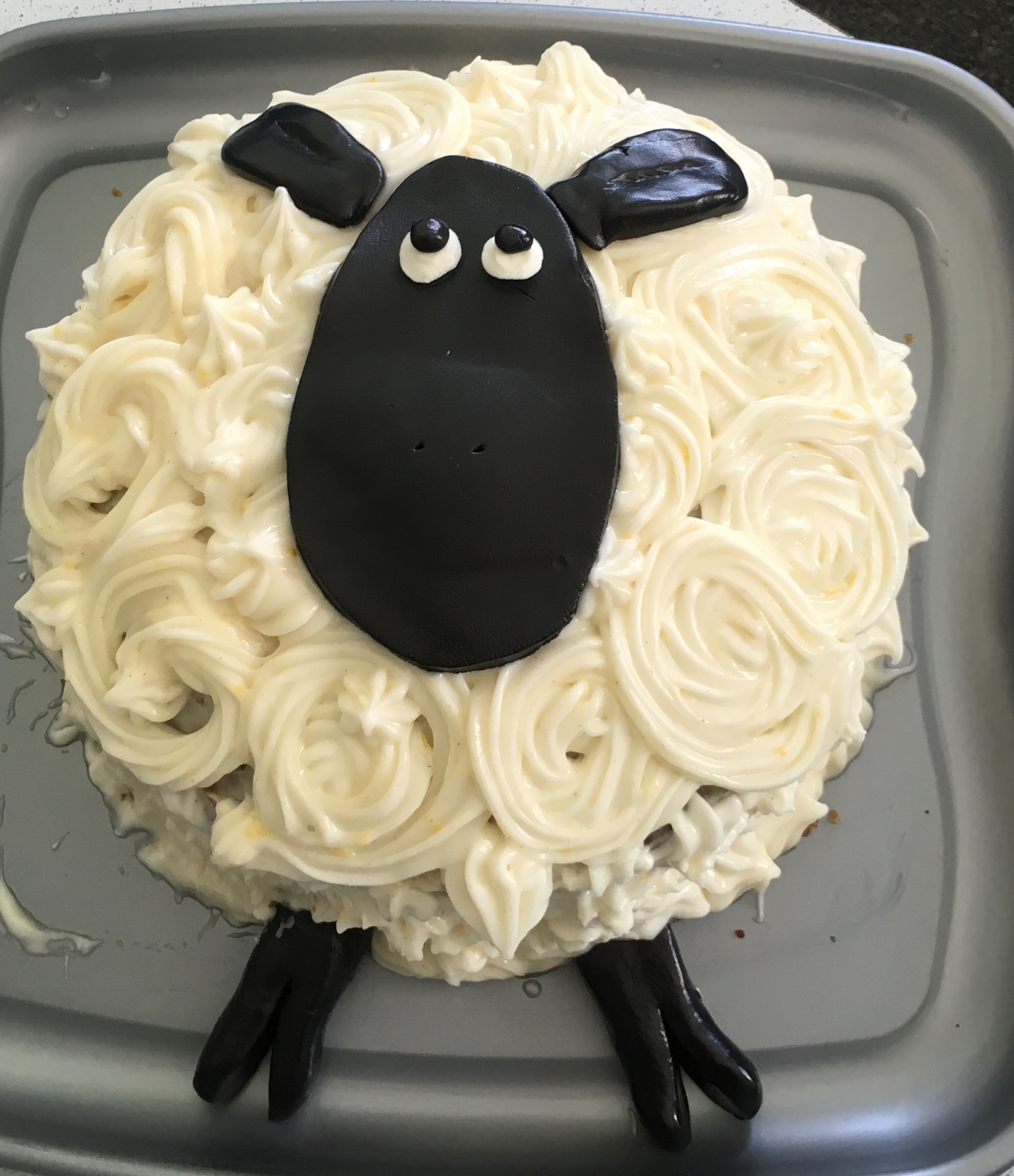 Sheep Cake Decorating Photos