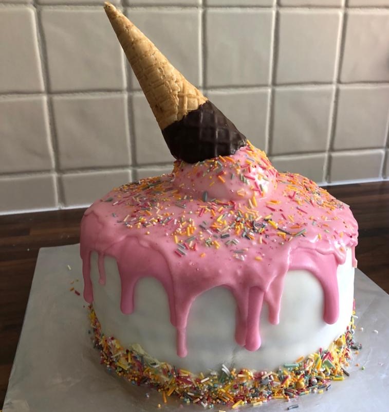 Ice Cream Delight Cake - The Great British Bake Off 