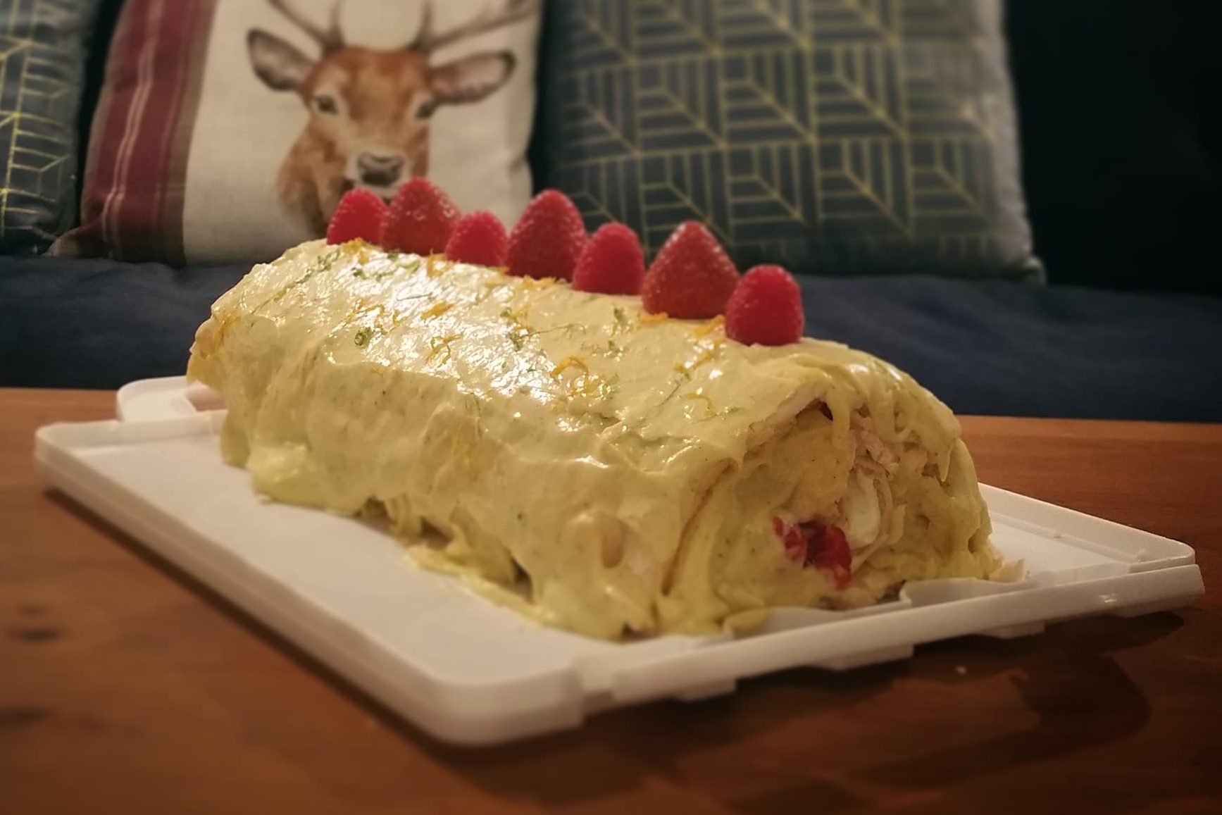 Fruity meringue roulade - The Great British Bake Off | The Great 