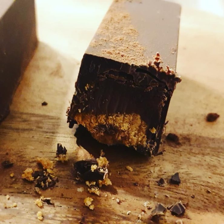 Vegan praline biscuit bars The Great British Bake Off The Great