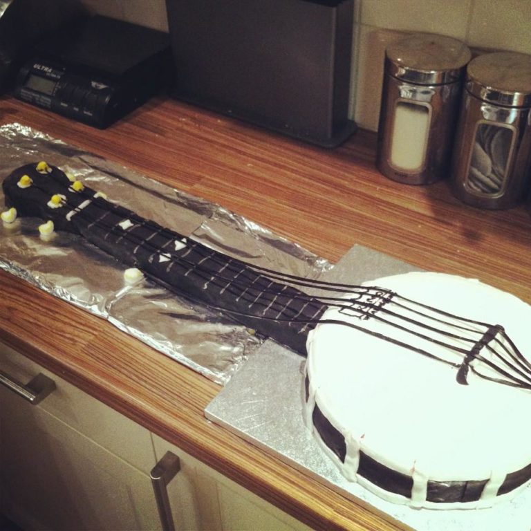 Birthday Banjo Cake The Great British Bake Off The Great British Bake Off
