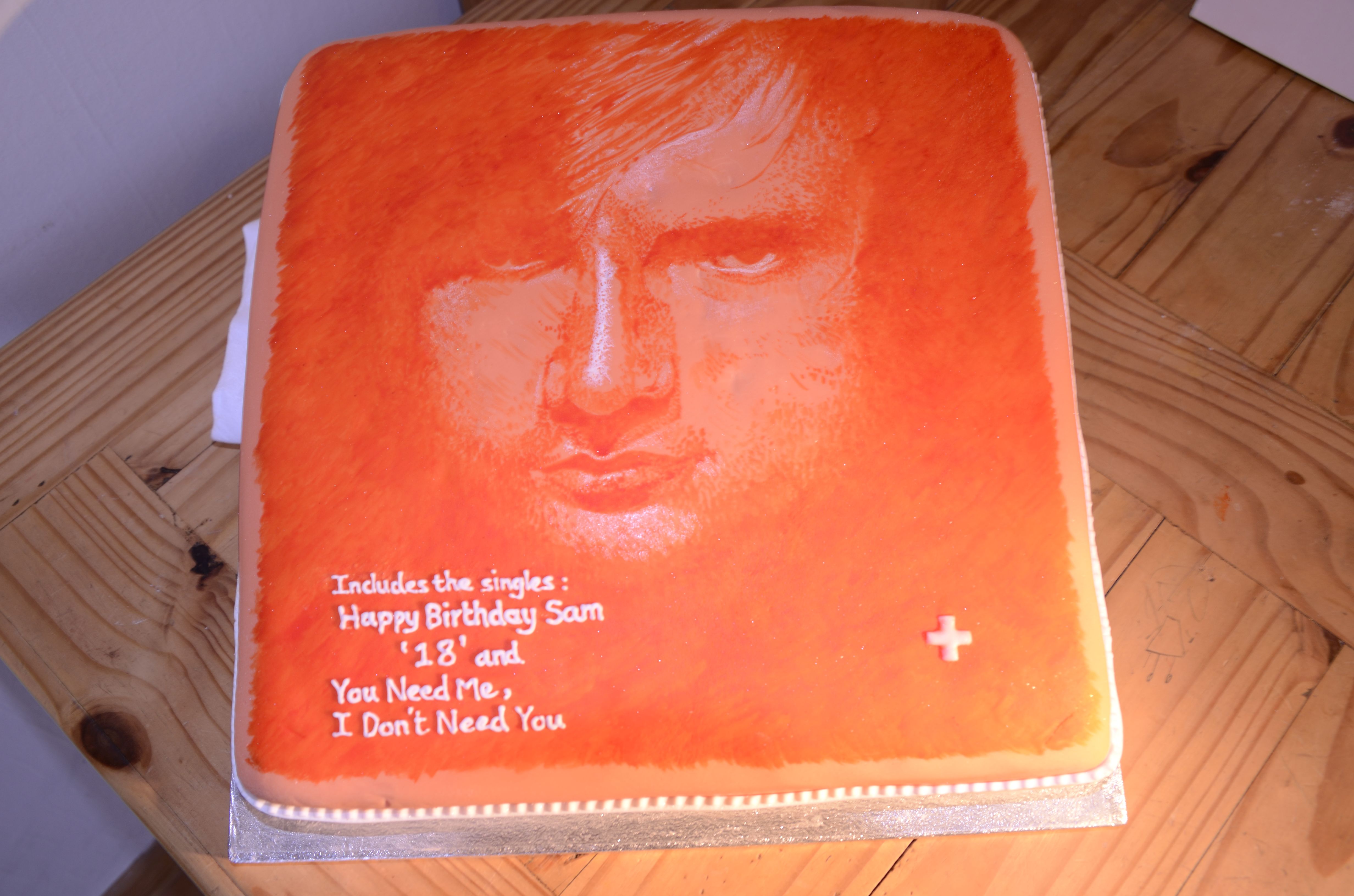 Ed Sheeran Birthday Cake The Great British Bake Off The Great
