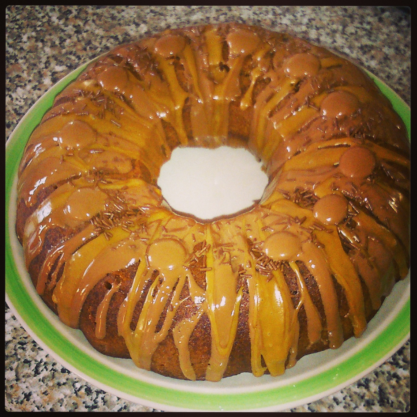 Coffee Toffee Bundt Cake The Great British Bake Off The Great