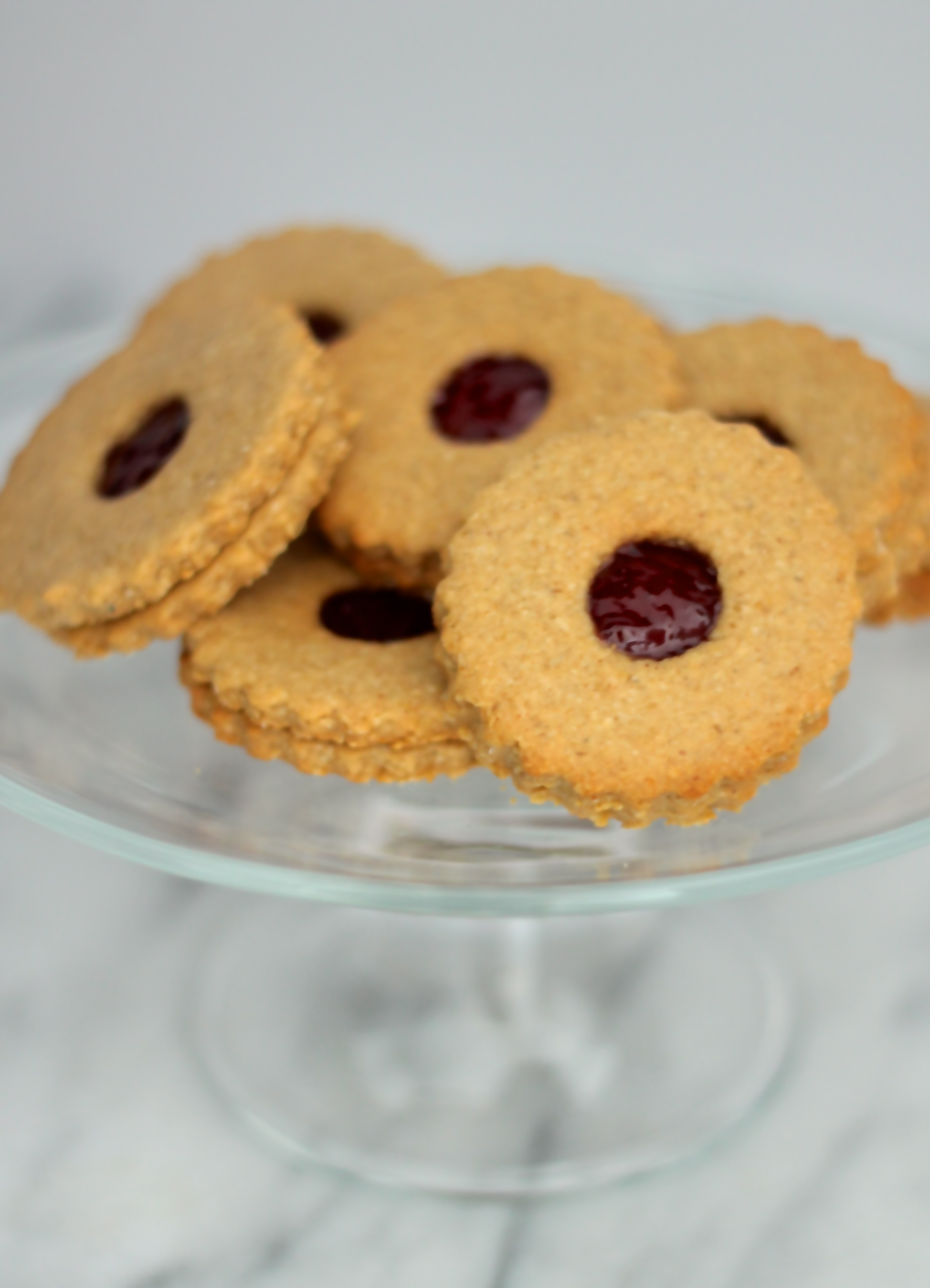 Peanut Butter & Jam Cookies (GF) The Great British Bake Off The