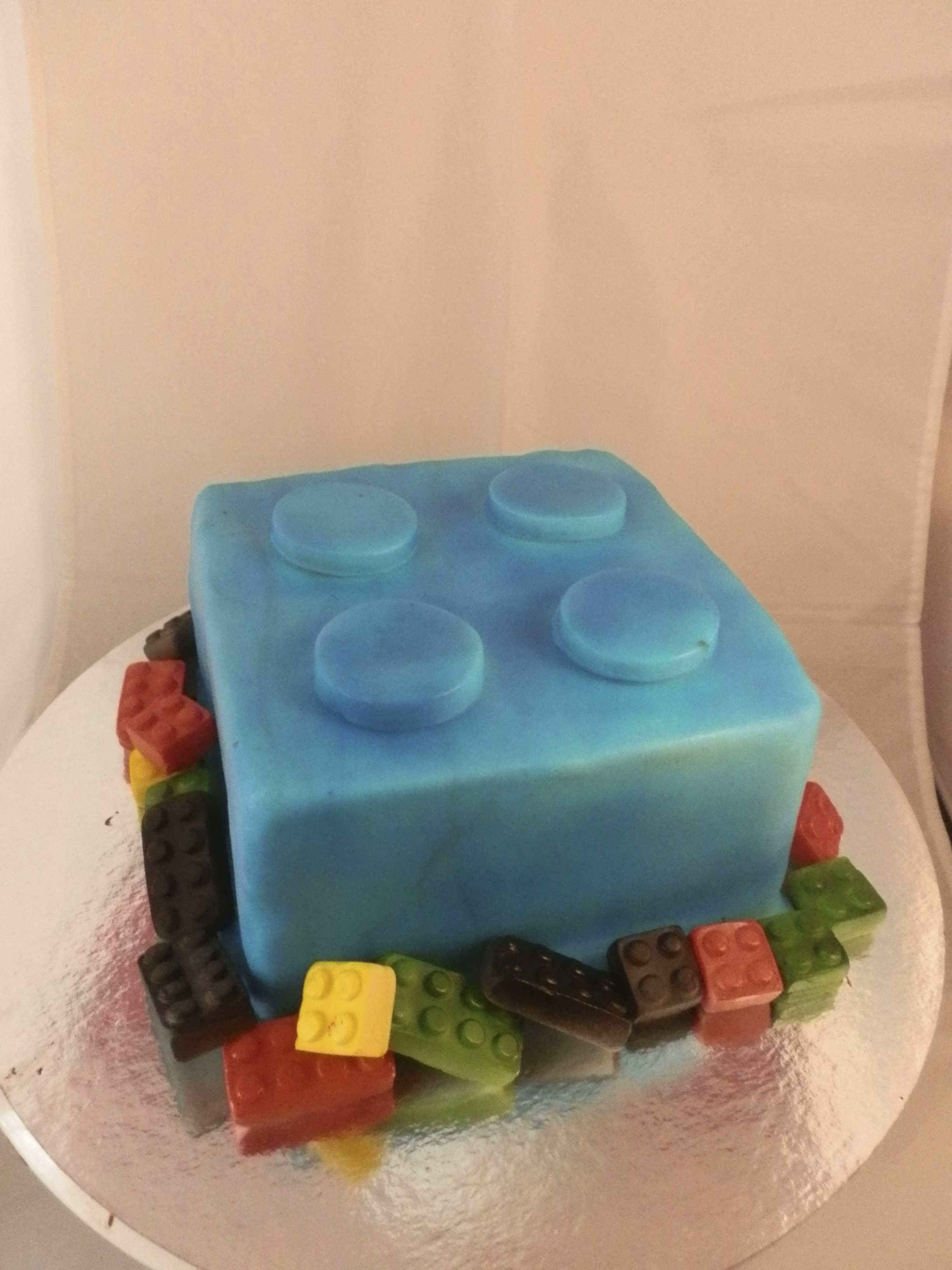 Lego blocks cake The Great British Bake Off The Great British Bake Off