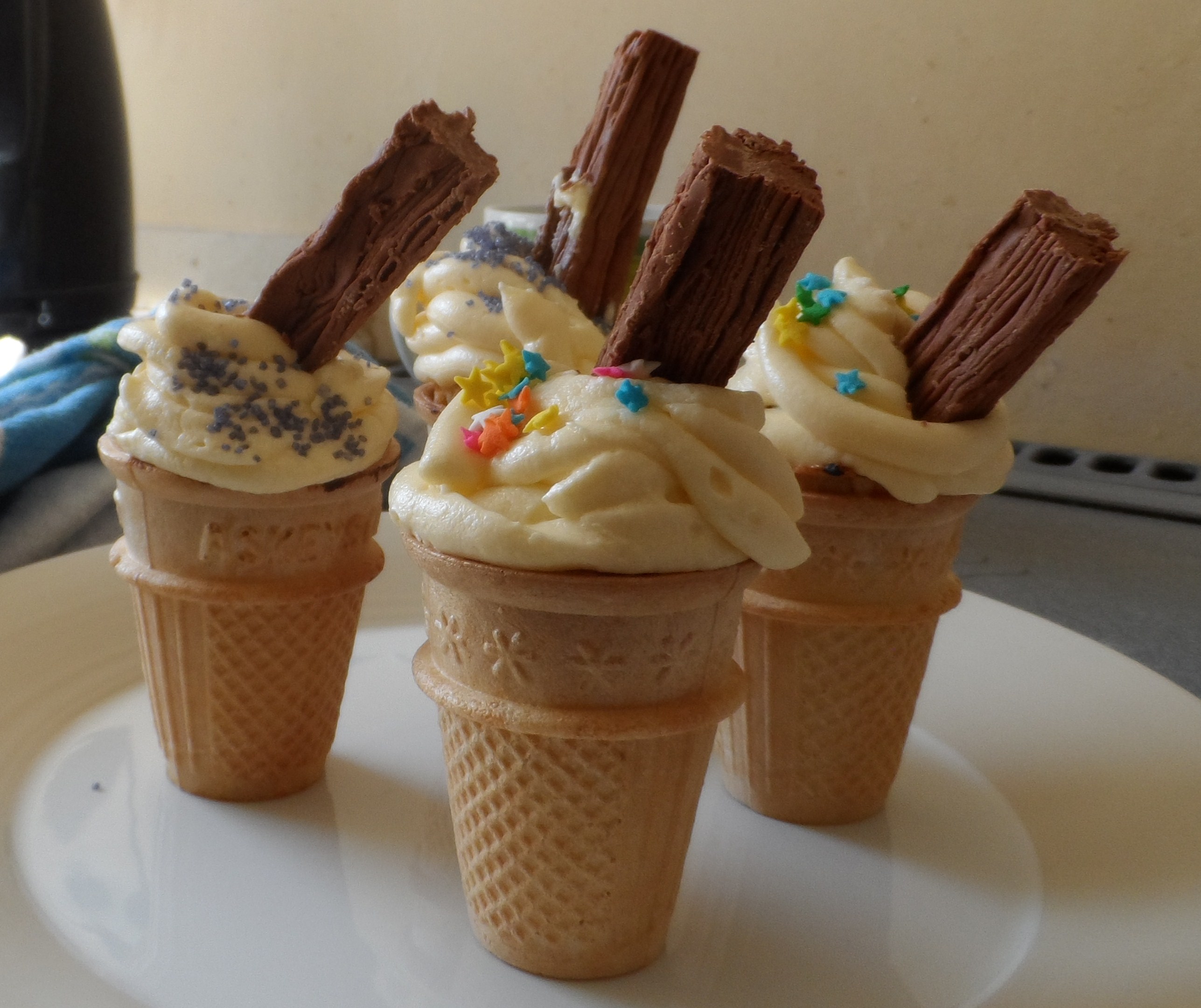 Ice Cream Cone Cupcakes The Great British Bake Off The Great British Bake Off