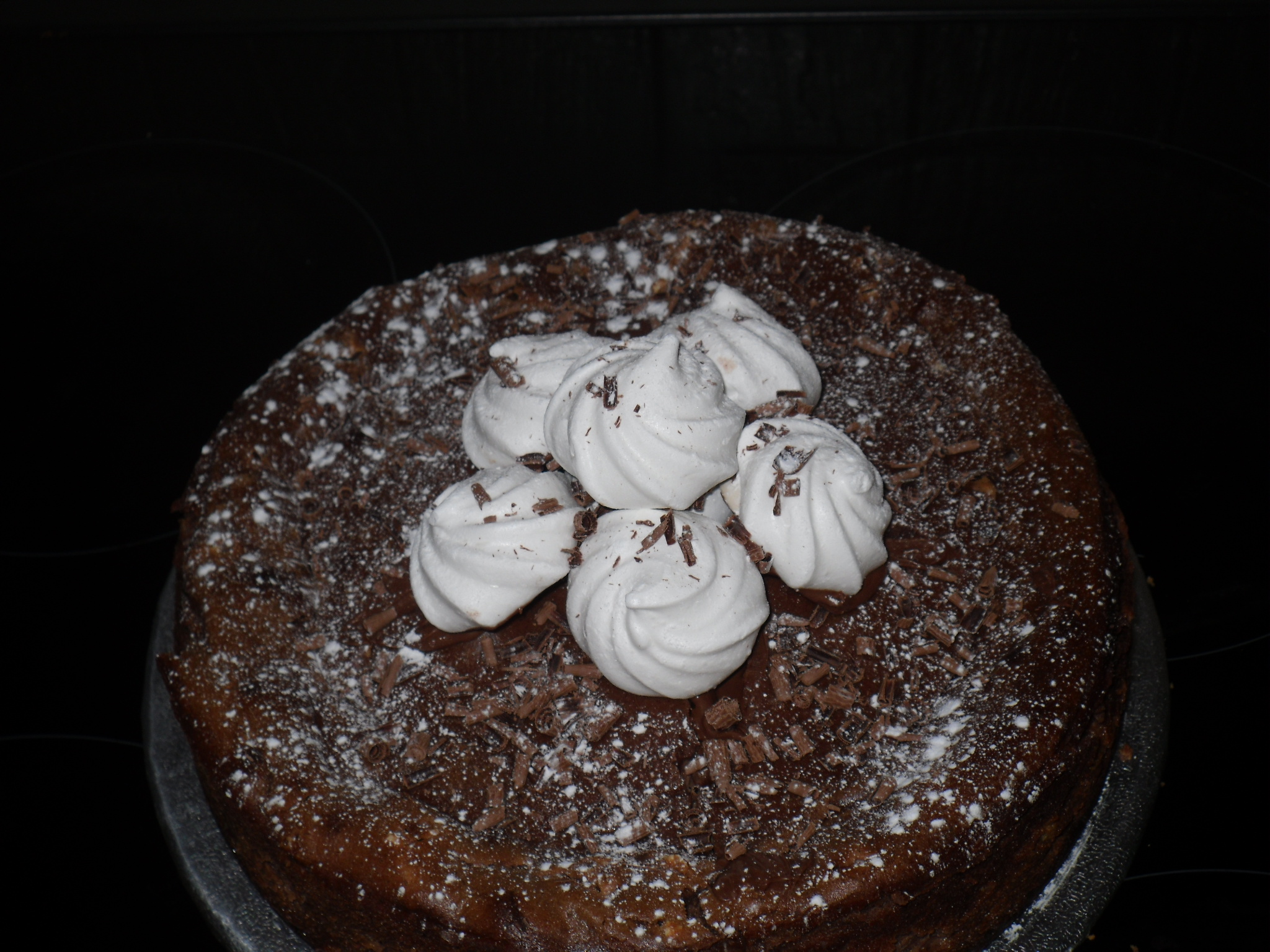 Choc meringue baked cheesecake The Great British Bake Off The Great British Bake Off