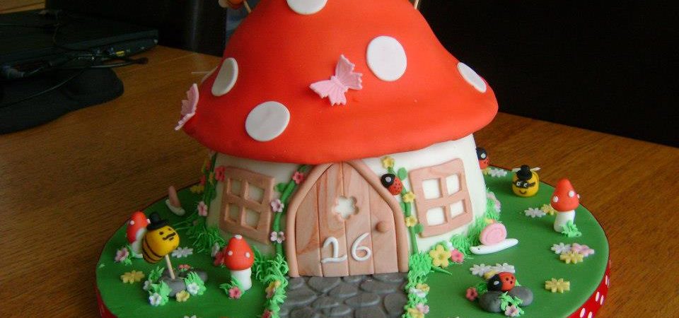 16th Birthday Toadstool Cake - The Great British Bake Off | The Great ...