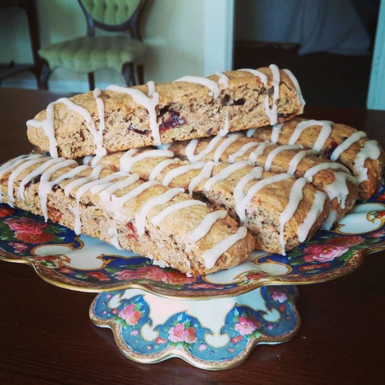 Vegan Spiced Cranberry Biscotti The Great British Bake Off The