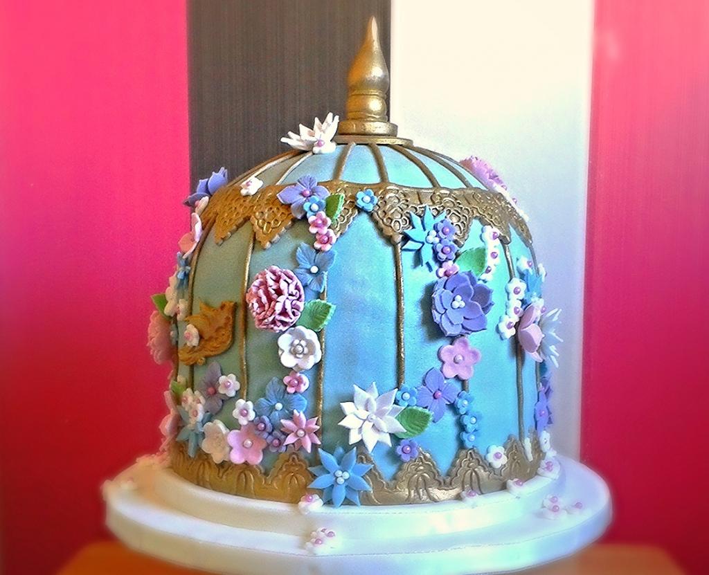 How To Make a Beautiful Birdcage Cake by Cakes StepbyStep - YouTube