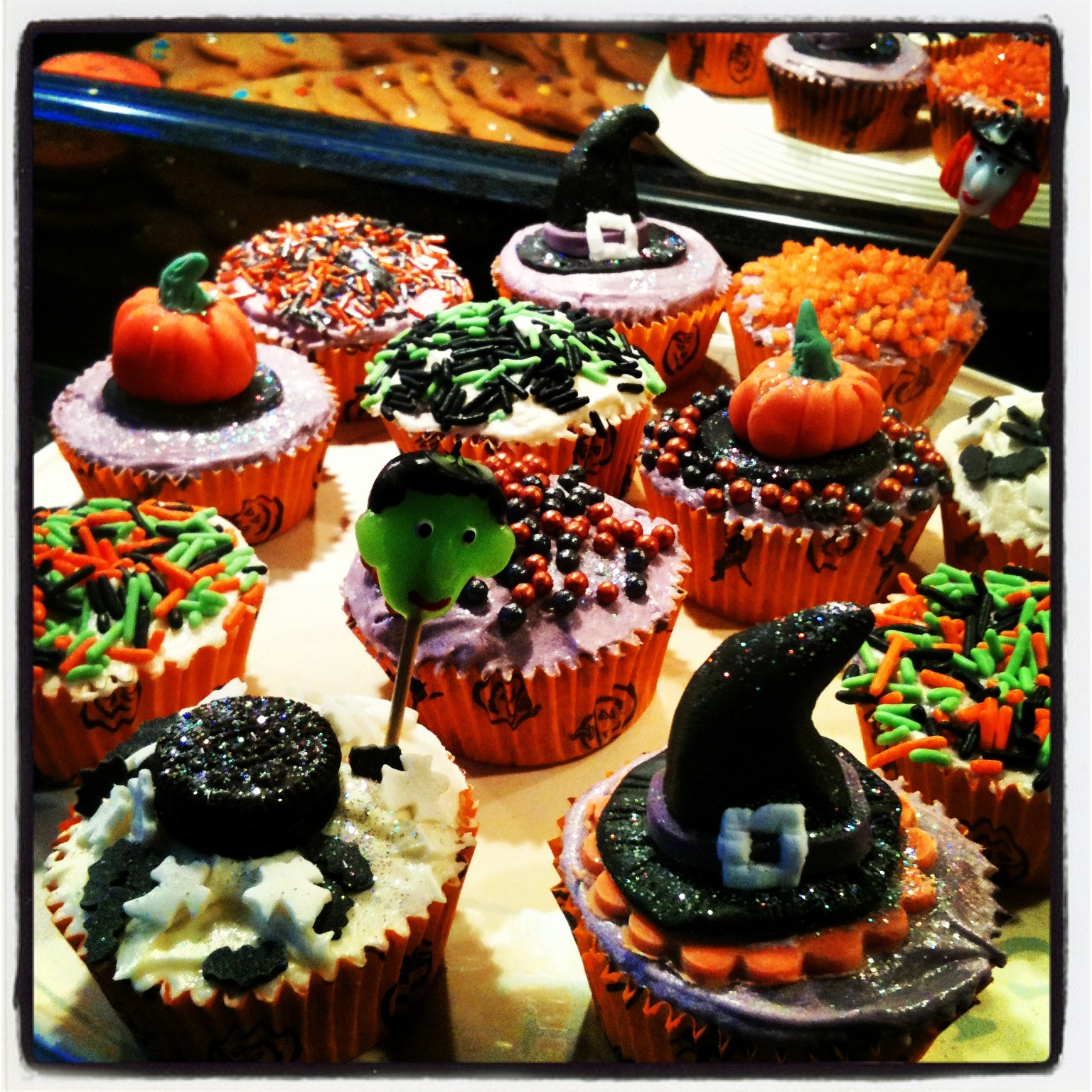 Halloween homemade cupcakes The Great British Bake Off The Great