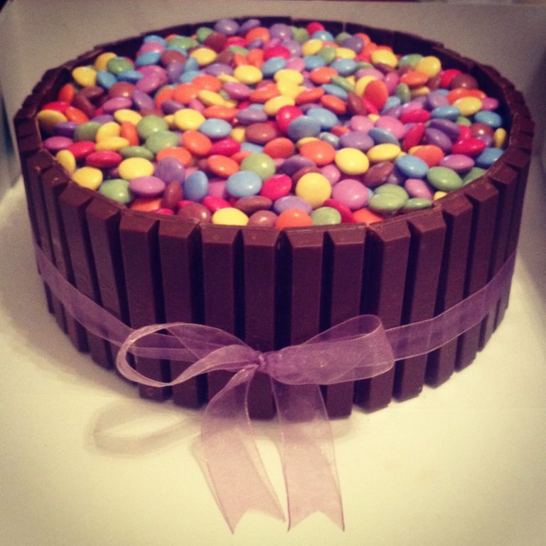 Kitkat Smartie Chocolate Cake - The Great British Bake Off | The Great ...