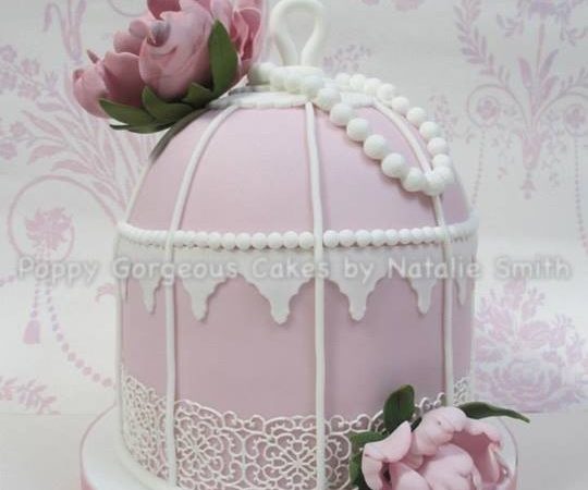 Round Iron 2 Tier Gold Metal Glass Display Cupcake Wedding Bird Cage Cake  Stand, For Home,
