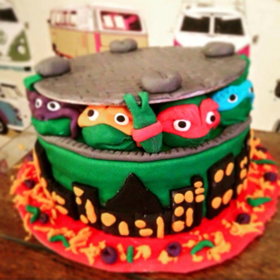 TMNT CAKE - The Great British Bake Off | The Great British Bake Off