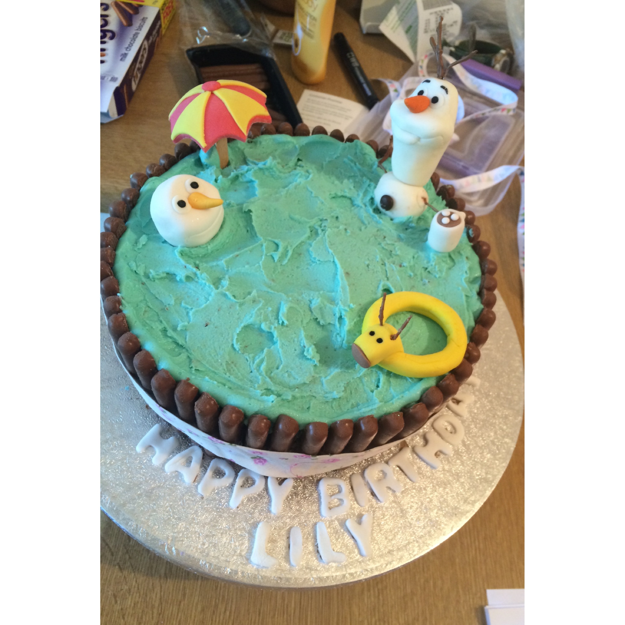 Frozen Birthday Cake Ideas Images (Pictures)