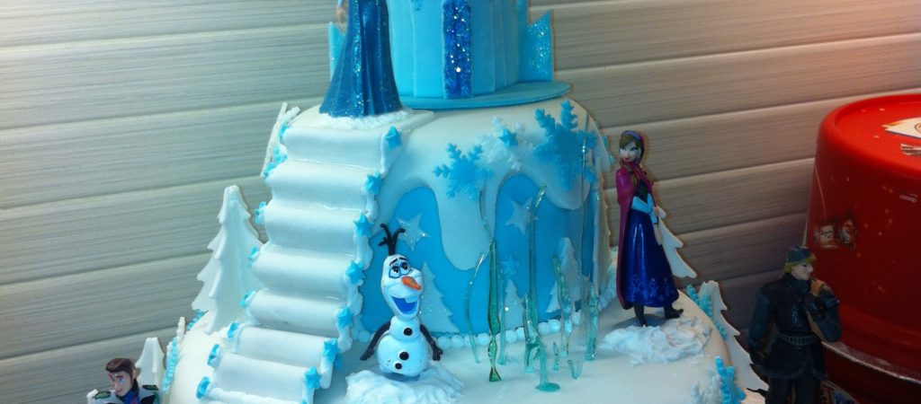 Frozen party cake 4 my princess - The Great British Bake Off | The ...