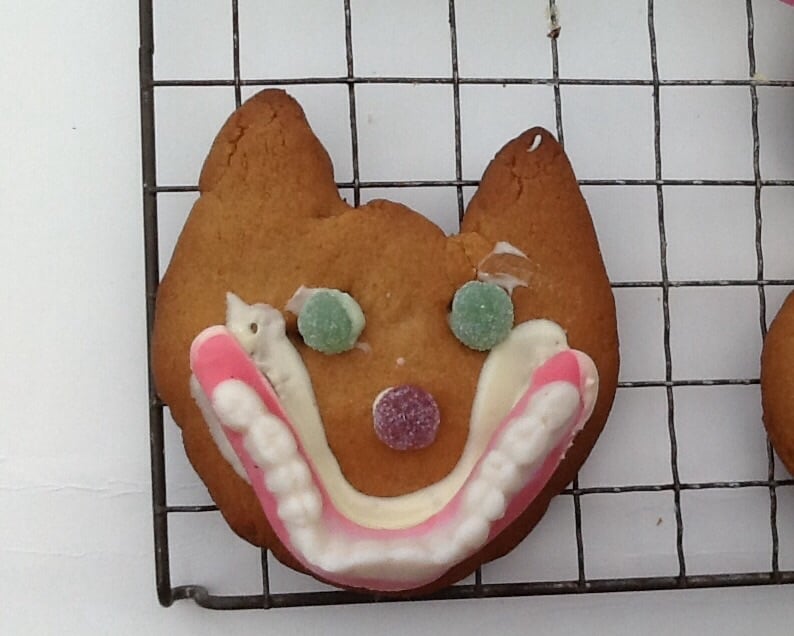 Cheshire Cat biscuit The Great British Bake Off The Great British
