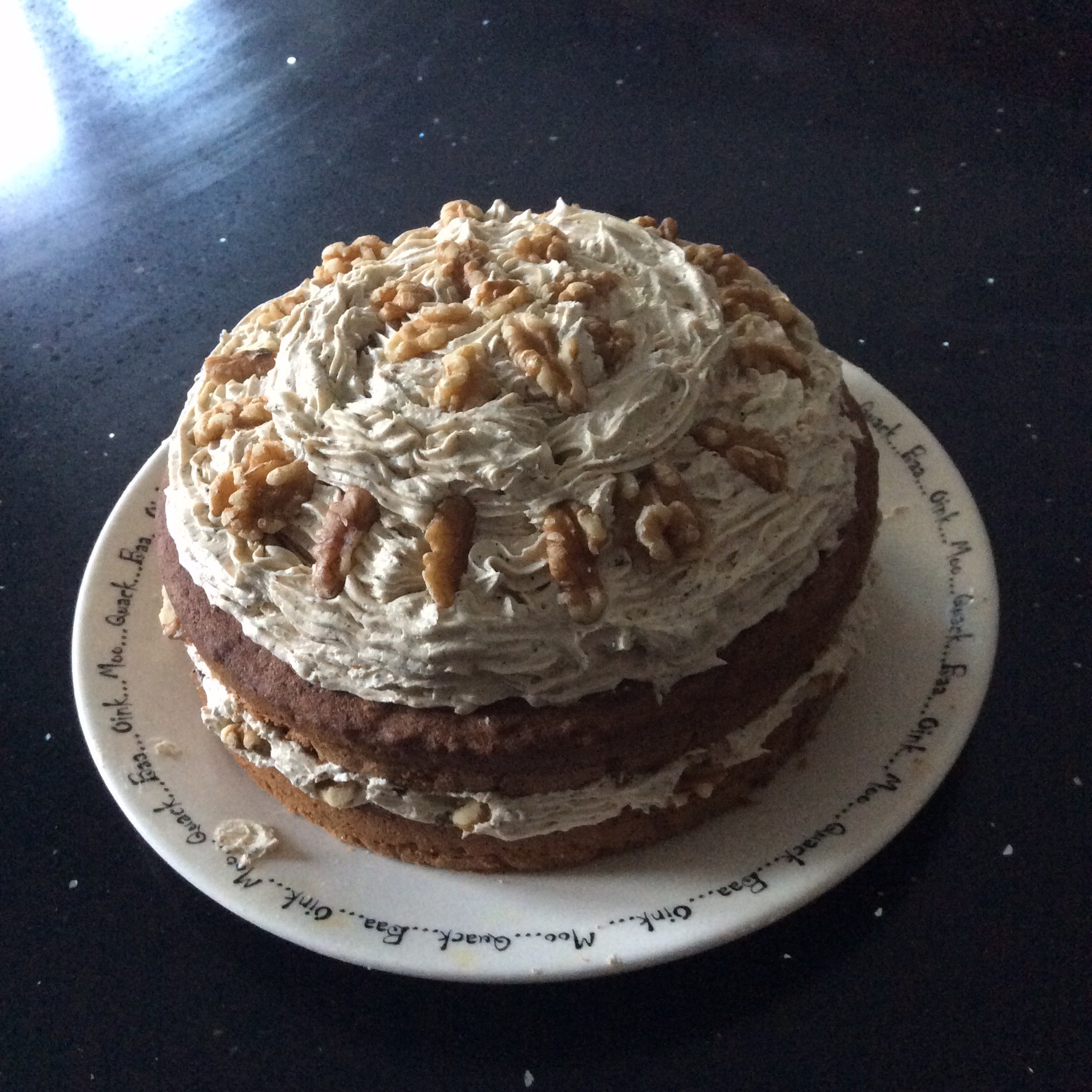Coffee and Walnut Cake The Great British Bake Off The Great British