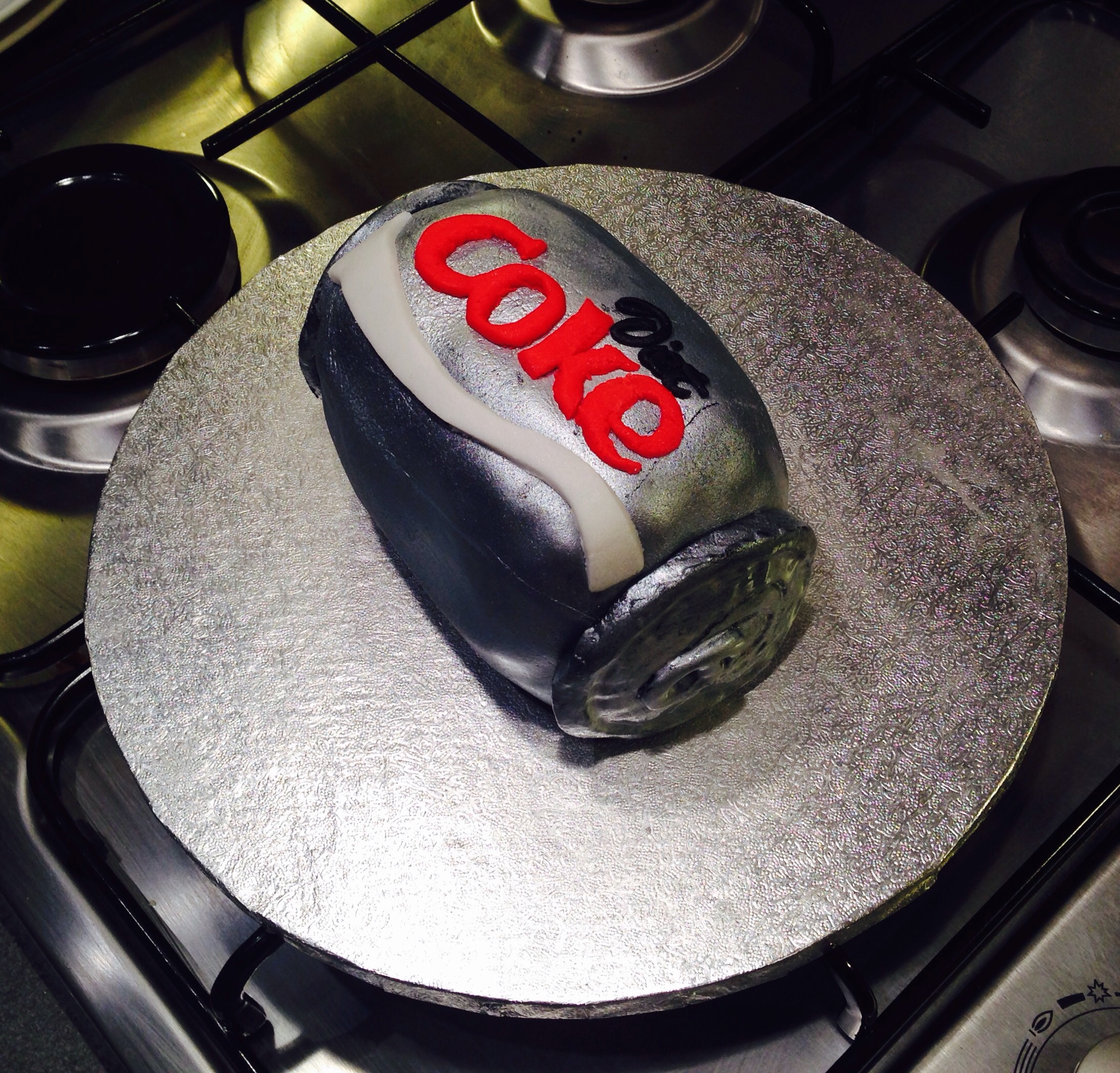 Diet Coke Can Cake - Decorated Cake by Angela - A Slice - CakesDecor