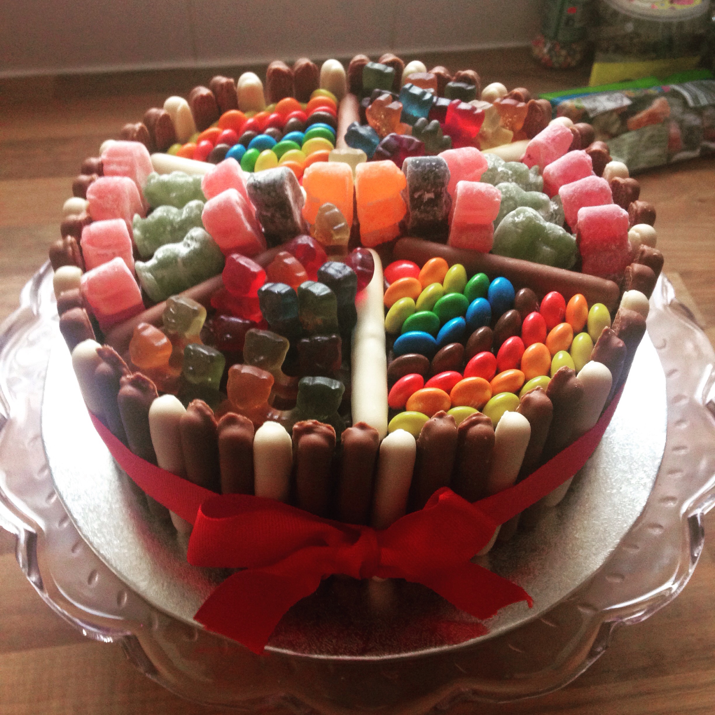 Sponge cake with sweets - The Great British Bake Off | The Great