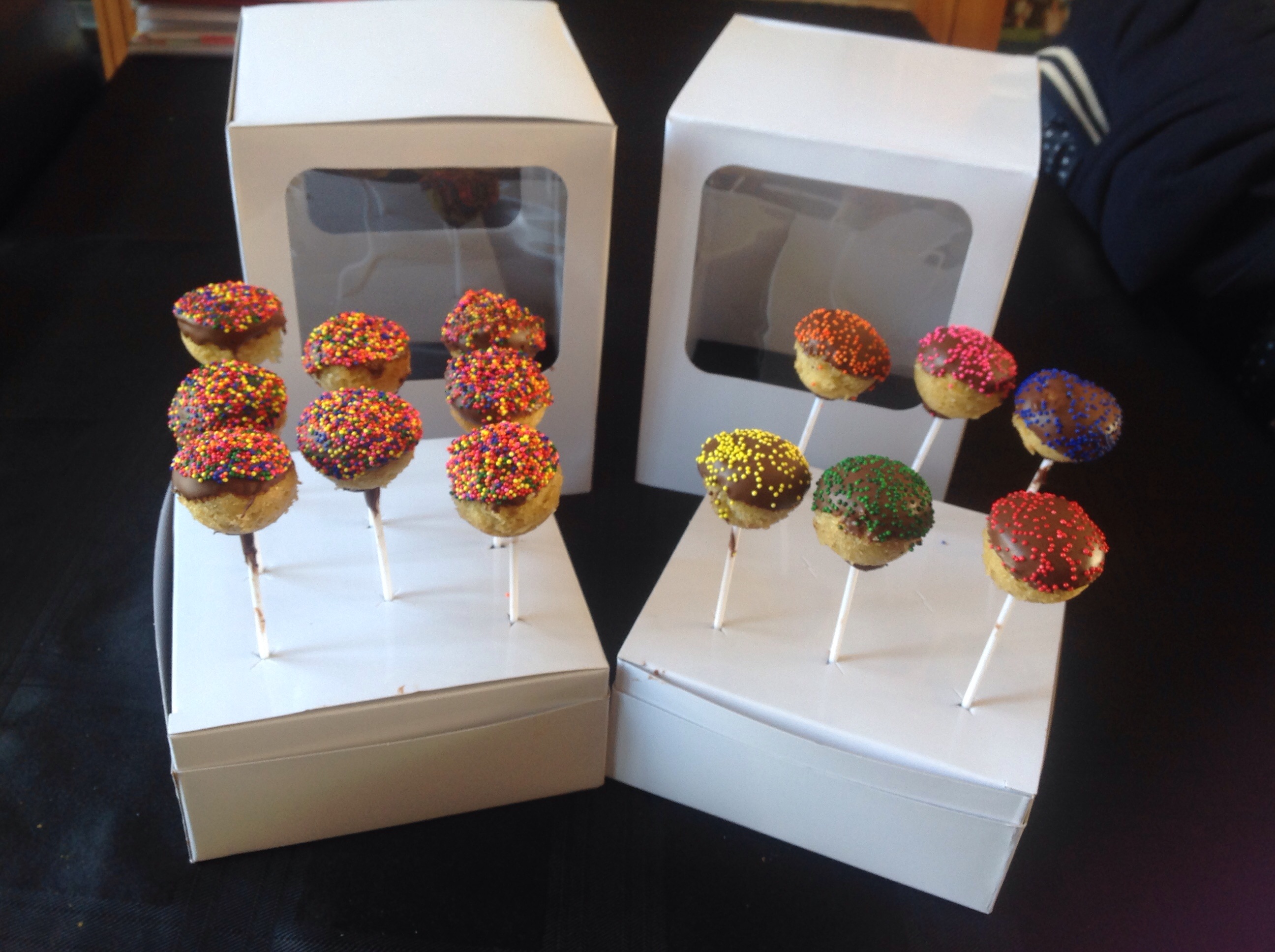 Chocolate rainbow cake pops - The Great British Bake Off | The Great ...