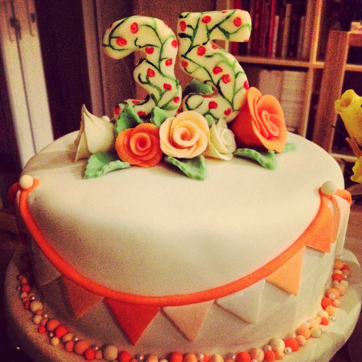 35th Anniversary cake! - Decorated Cake by Meenakshi S - CakesDecor
